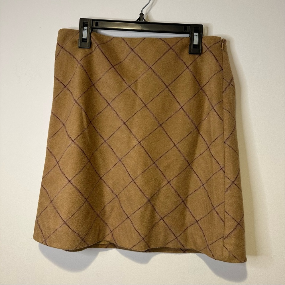 j crew wool skirt size 2
